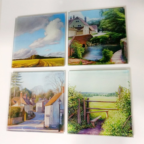 Coasters on sale at Wild Art Gallery, Wickham