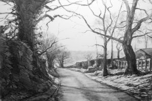 Lane near Old Winchester Hill